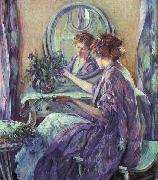 Robert Reid The Violet Kimino oil painting